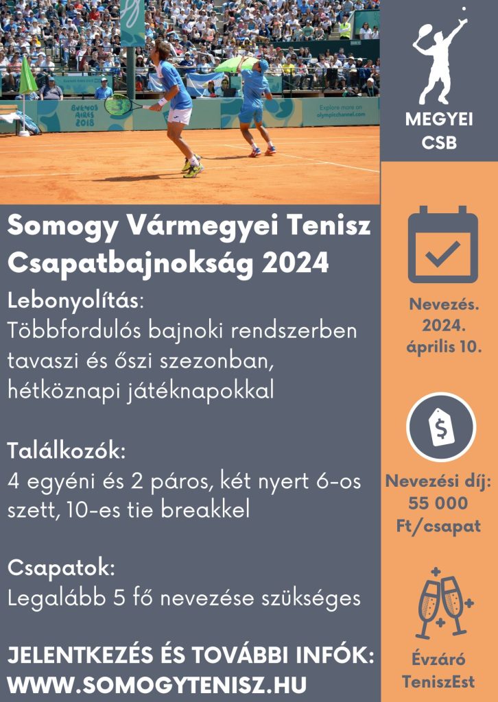 Somogy vármegyei Tenisz Csapatbajnokság 2024
